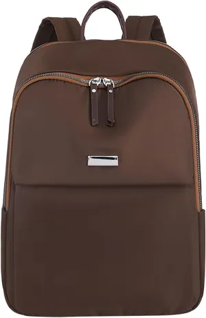 Leather Handbags for Women Casual Messenger Crossbody Bags Versatile Bags Mini Vegan Leather Backpack for Woman(Brown)