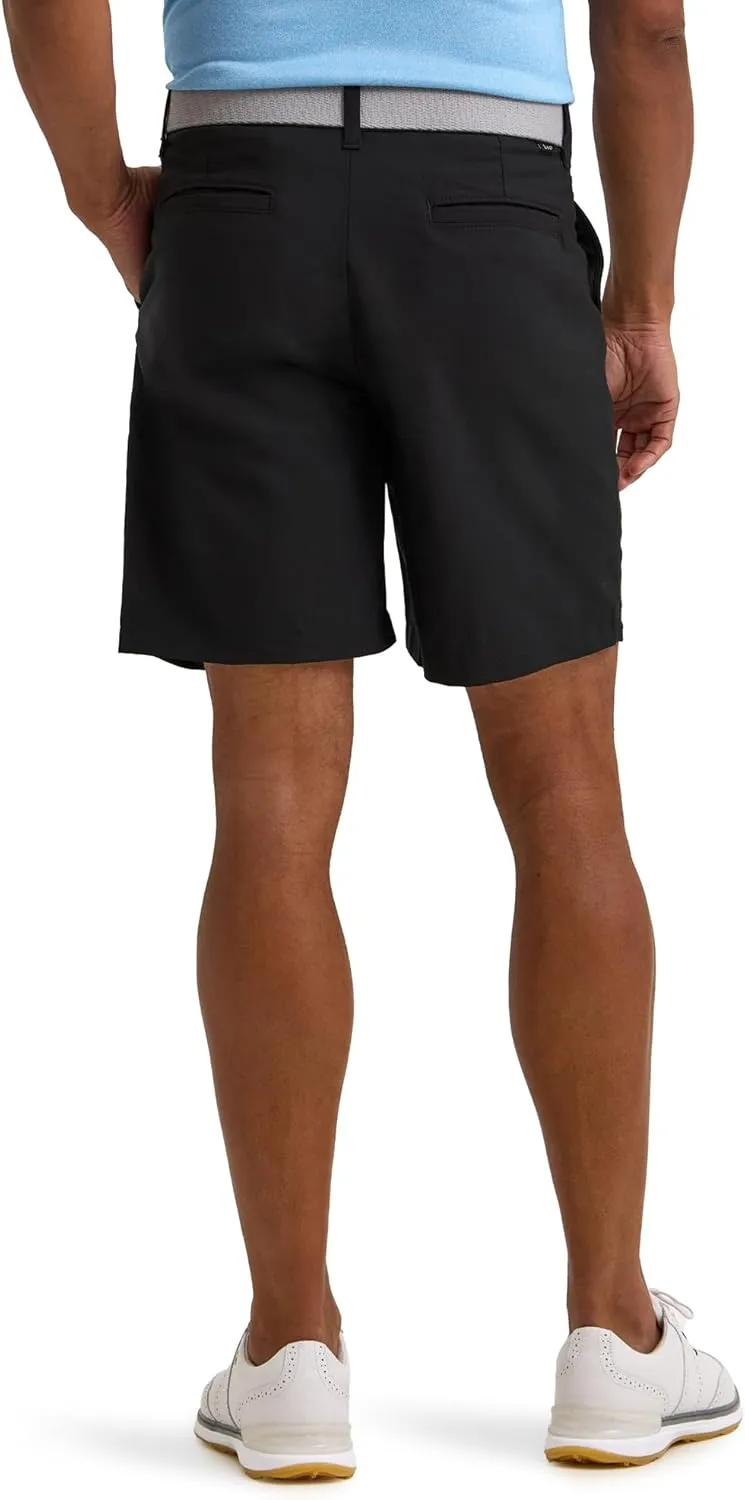 Lee Men's Golf Series Synthetic Flat Front Chino Short