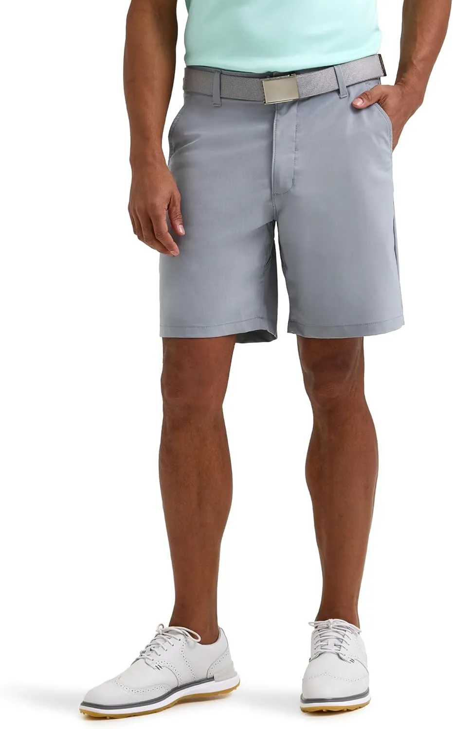 Lee Men's Golf Series Synthetic Flat Front Chino Short