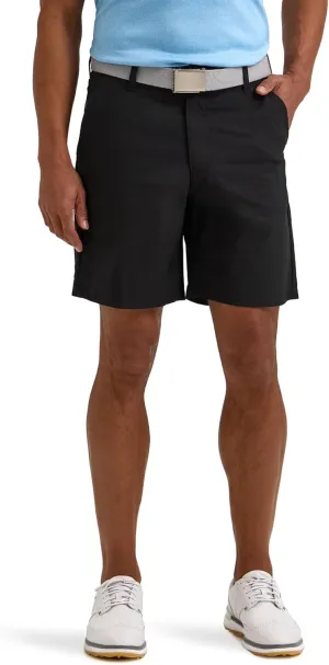 Lee Men's Golf Series Synthetic Flat Front Chino Short