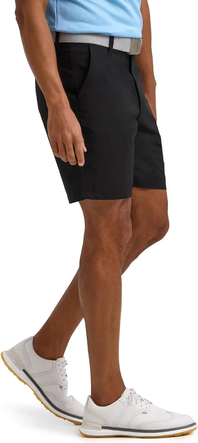 Lee Men's Golf Series Synthetic Flat Front Chino Short