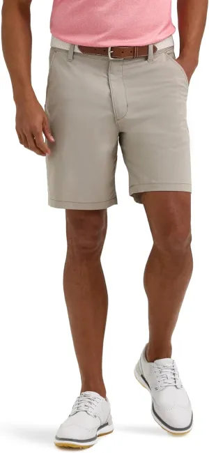 Lee Men's Golf Series Synthetic Flat Front Chino Short