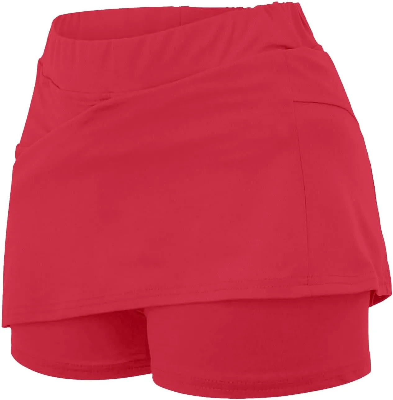 Long Golf Skirts for Women with Shorts Black Mini Skirt with Slit Low Rise Biker Shorts Women Tummy Control Plus