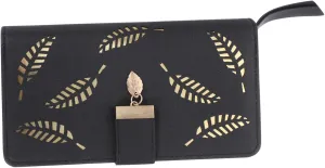 Long Wallet for Women Leather Zipper Purse Elegant Clutch Bag Card Pockets Perfect for Mom Wife Girls