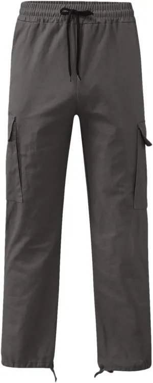Men' S Linen Pants Casual Twill Chino Lace Up Pants Fashion Lightweight Joggers Baggy Sweatpants Athletic Pants