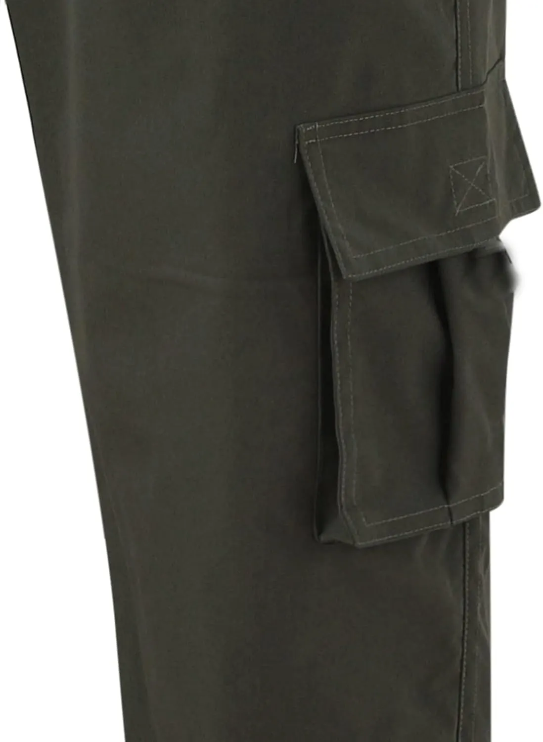 Men's Cargo Pants Straight Leg Hiking Joggers Lightweight Loose Pants Outdoor Streetwear Trousers with Pocket