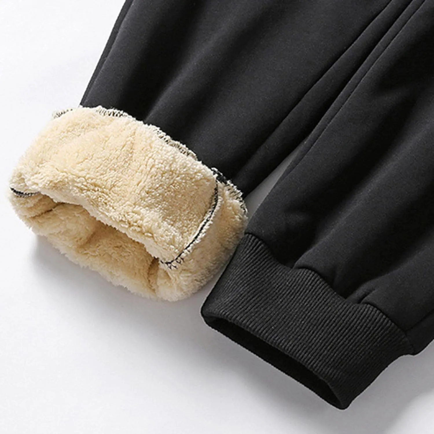 Mens Casual Cotton Sweatpants Drawstring Joggers Running Workout Gym Track Golf Pants Outdoor Hiking Trousers