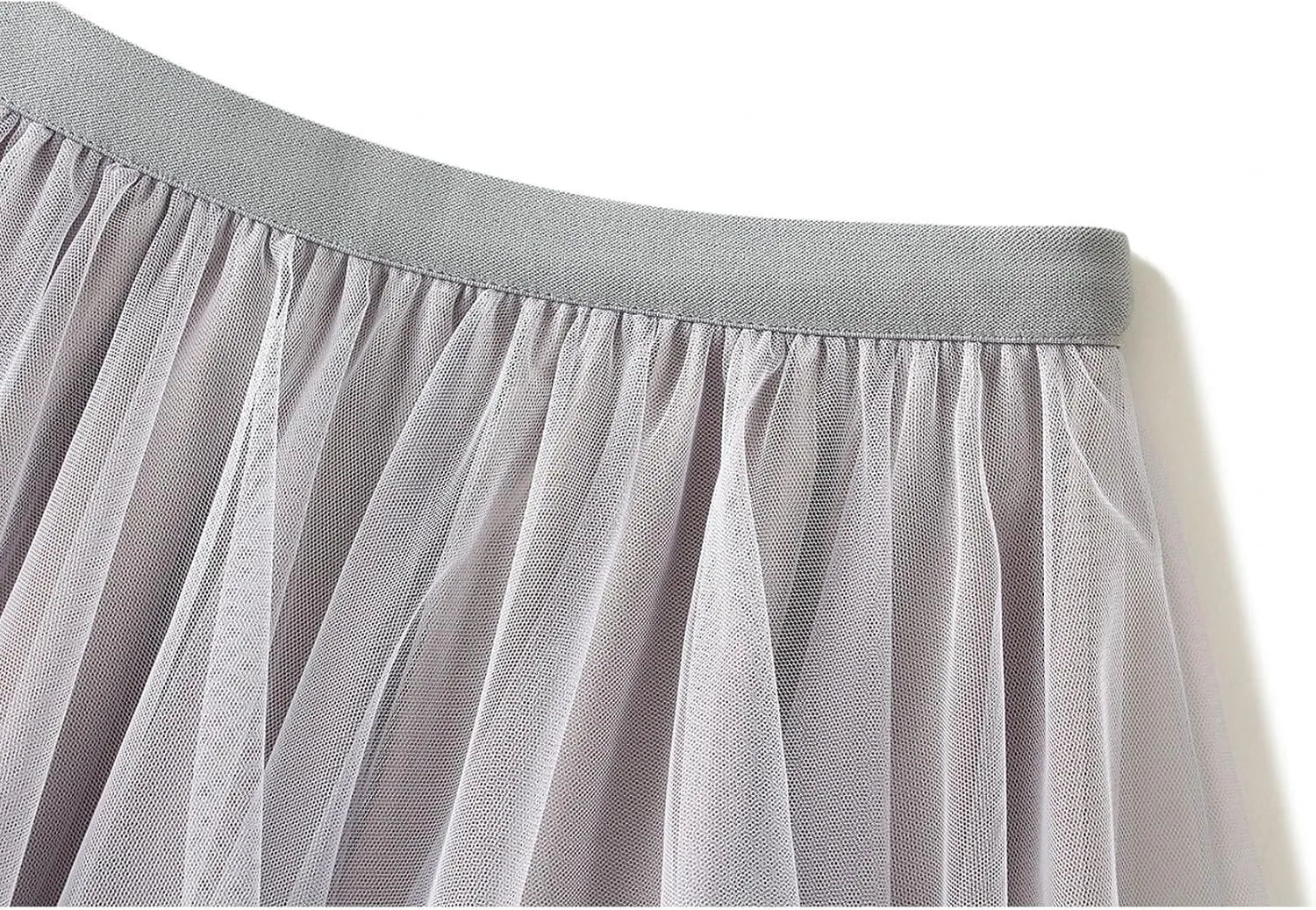 Mujer Pleated Tulle Skirt for Women Irregular Mesh High Waist Midi Skirt Casual Cocktail Party Beach Layered Skirts Falda de tul