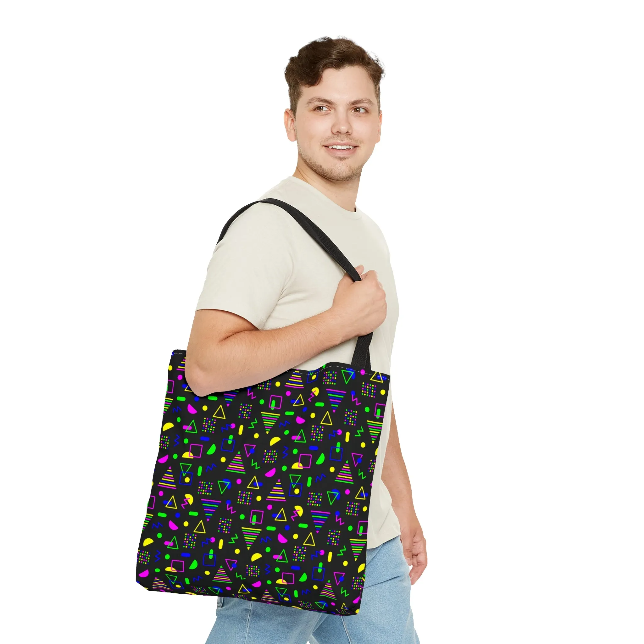 Neon ShapesTote Bag (AOP)
