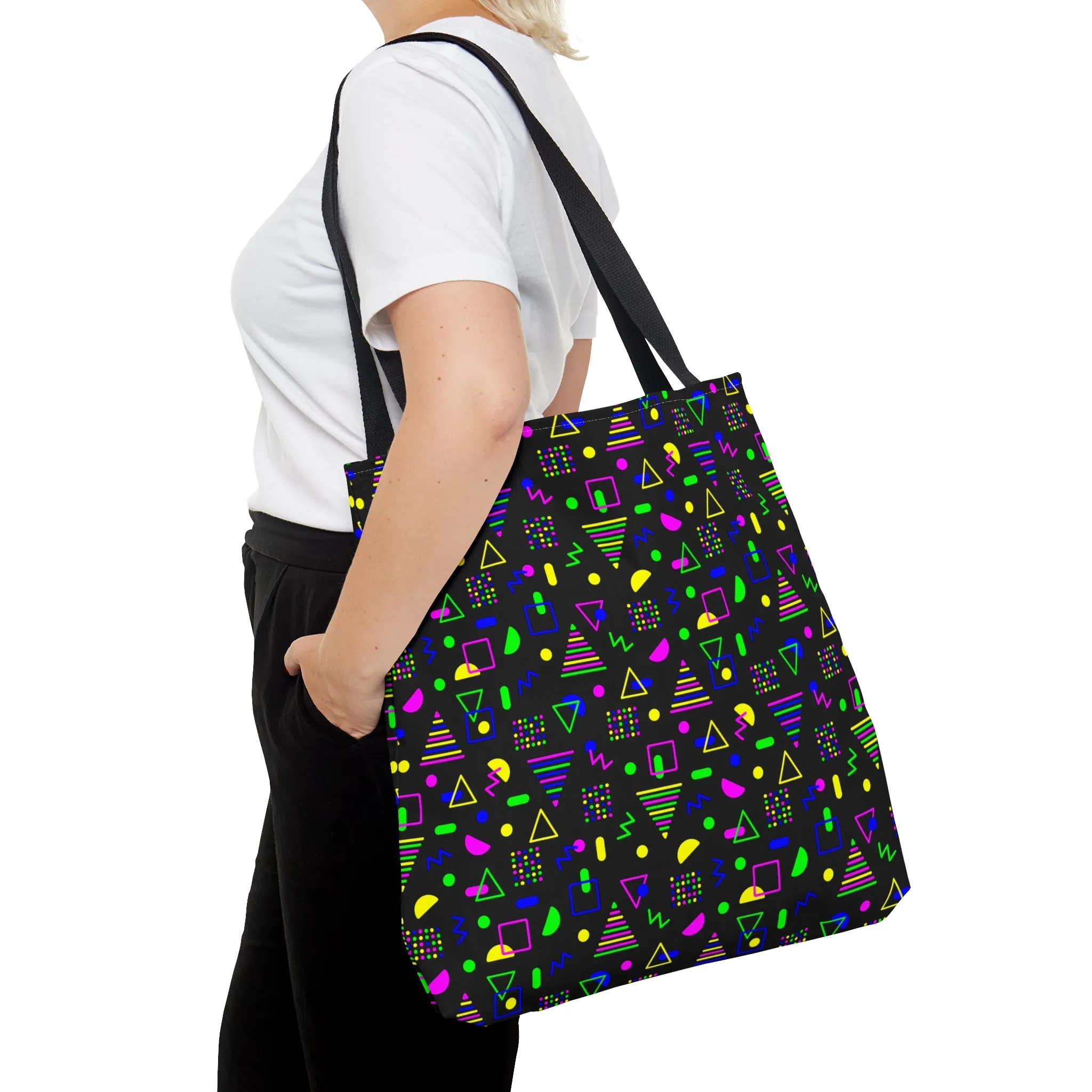 Neon ShapesTote Bag (AOP)