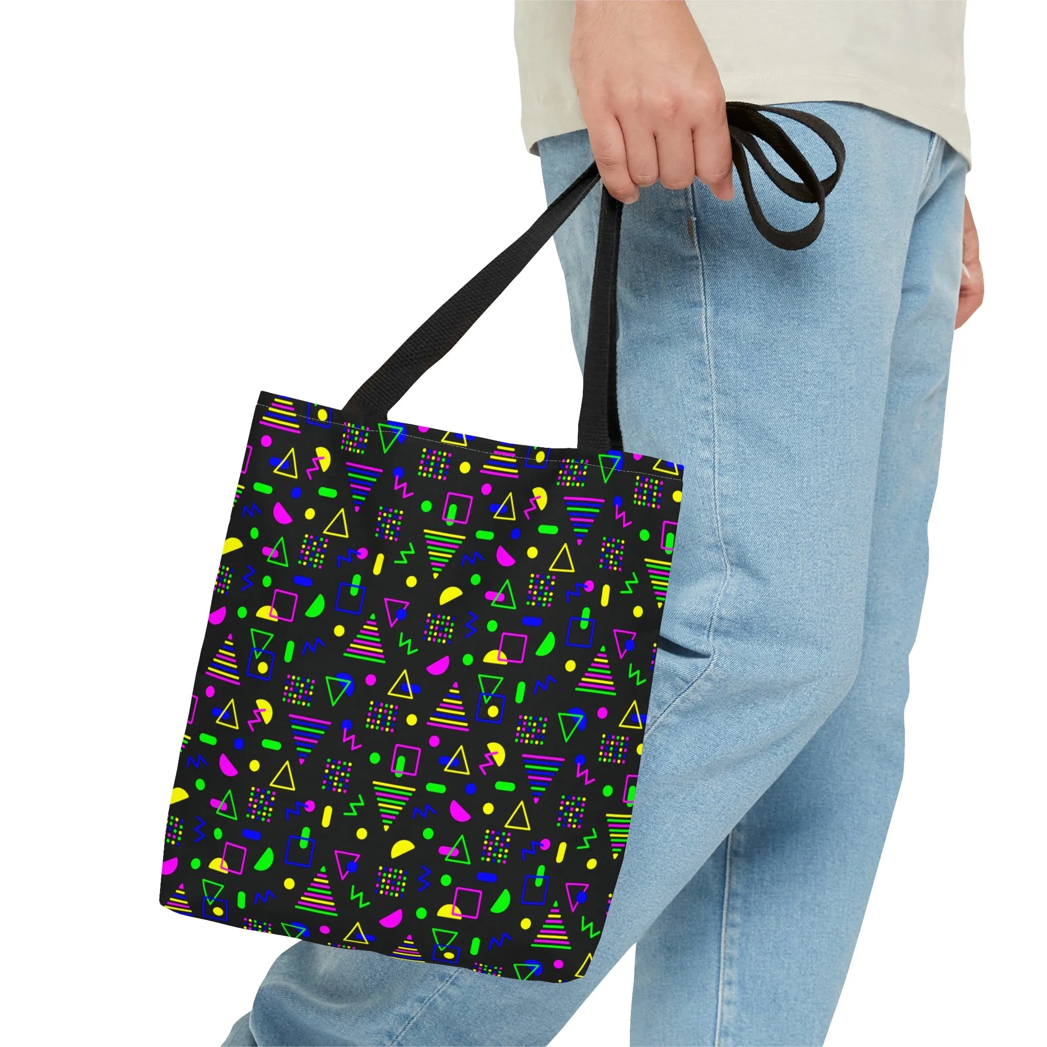 Neon ShapesTote Bag (AOP)