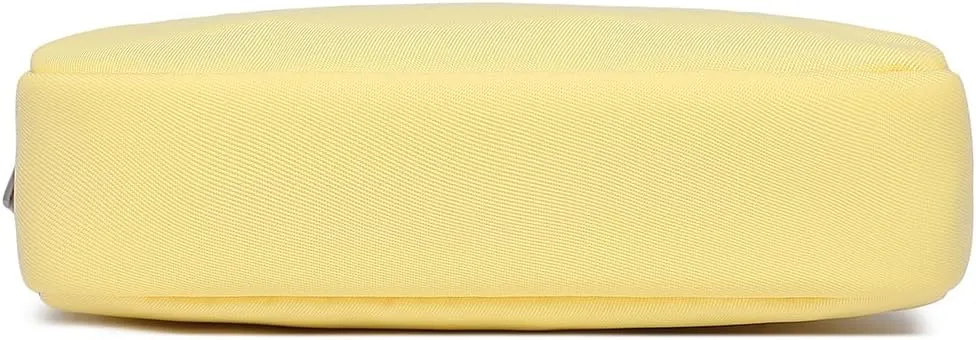 Organizer Bag Makeup Bag for Purse Travel Toiletry Pouch Zipper Pouch for Purse Small Makeup Pouch with Pockets Wristband design (black-nylon)