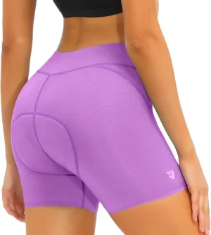 Padded Bike Shorts Women Cycling Underwear Bicycle Biking Biker Short with 4D Padding Super Lightweight Breathable