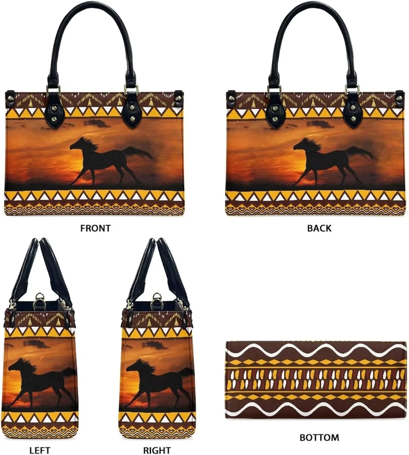 Purses and Handbag for Women Fashion Tote Shoulder Bag Satchel Purses Hobo Designer Bag for Traveling Work Outdoor