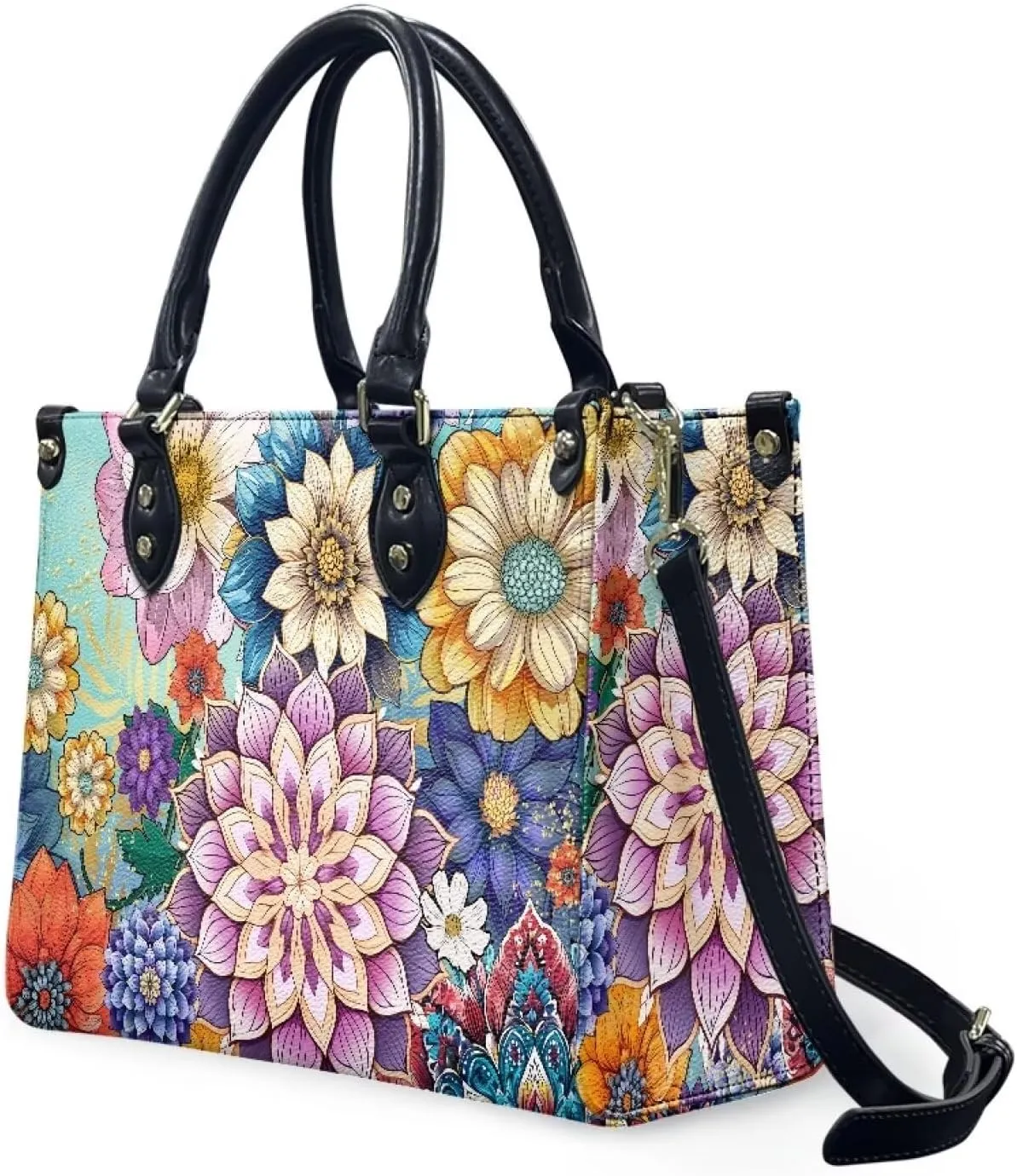 Purses and Handbags for Women, Top Handle Shoulder Tote Bag Leather Satchel Crossbody Bag for Travel Work
