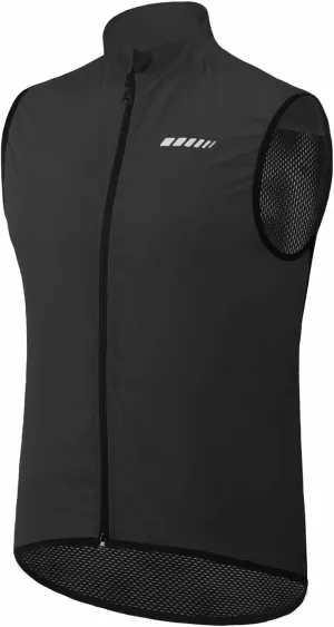 qualidyne Men's Cycling Vest Full Zip Windproof Bike Tank Top Reflective Sleeveless Cycling Jacket