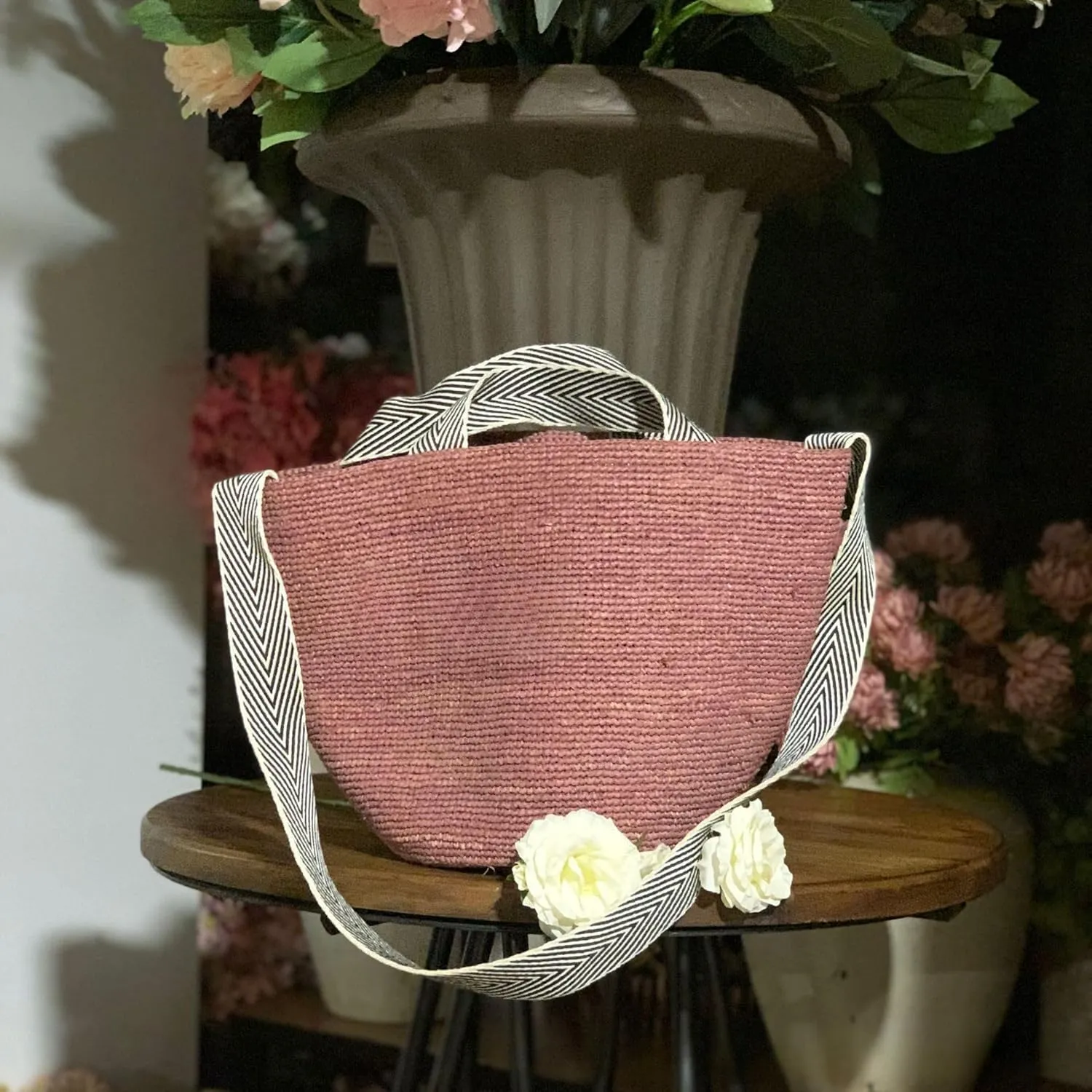 Raffia Straw Woven Handbag Shoulder Crossbody Bucket Bag Beach Vacation Hobo Versatile Crochet Large Capacity Chic Summer