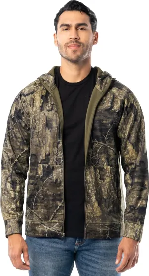 Realtree Men's Performance Bonded Fleece Zip Hoodie