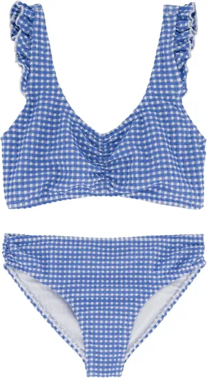 Roxy Girls' Two-Piece Bikini Swimsuit Set, UPF 50  Sun Protection, Quick-Dry Bathing Suit