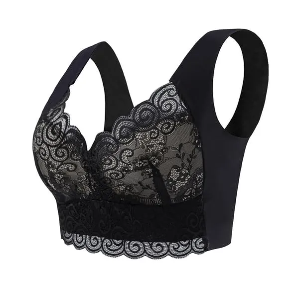 Seamless Lace One-Piece Bra