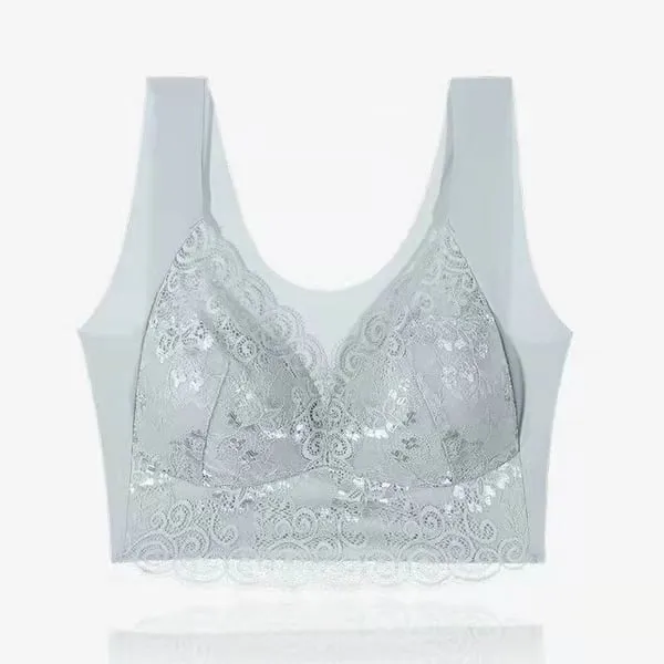 Seamless Lace One-Piece Bra
