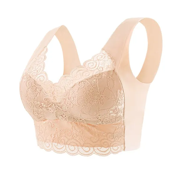 Seamless Lace One-Piece Bra