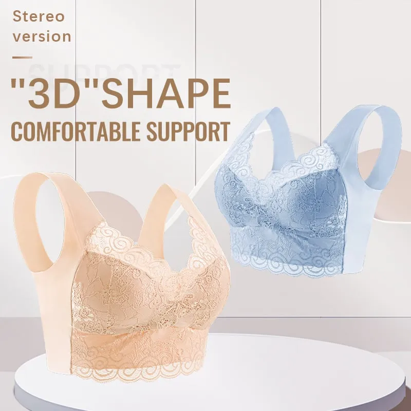 Seamless Lace One-Piece Bra