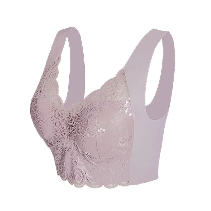 Seamless Lace One-Piece Bra