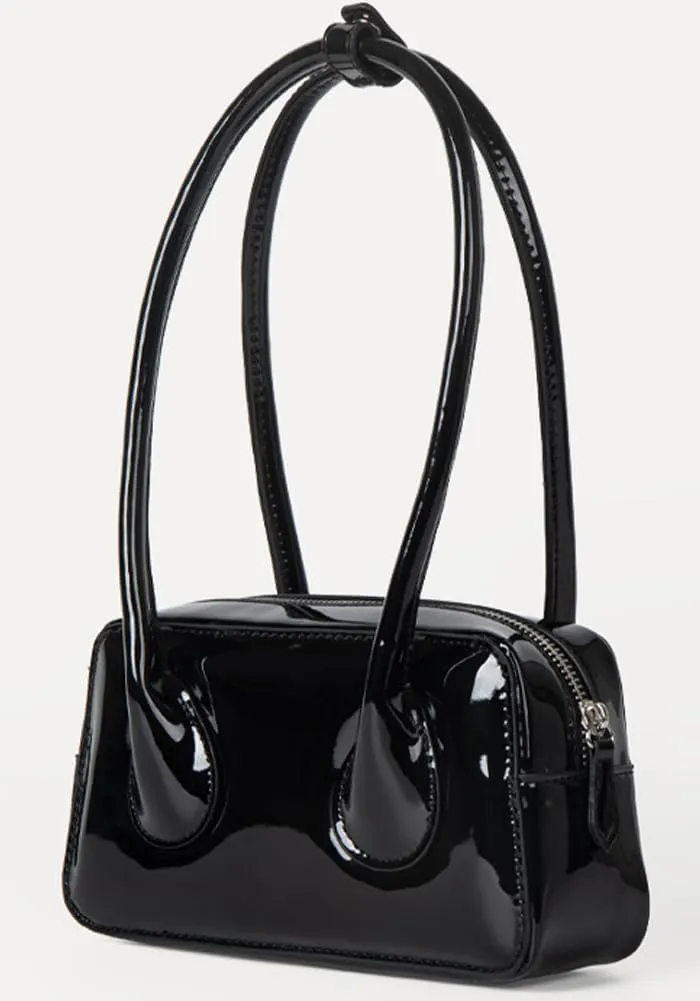 Shoulder Bag for Women Glossy Underarm Bag Versatile Satchel Handbag Hobo Purses for Work Travel