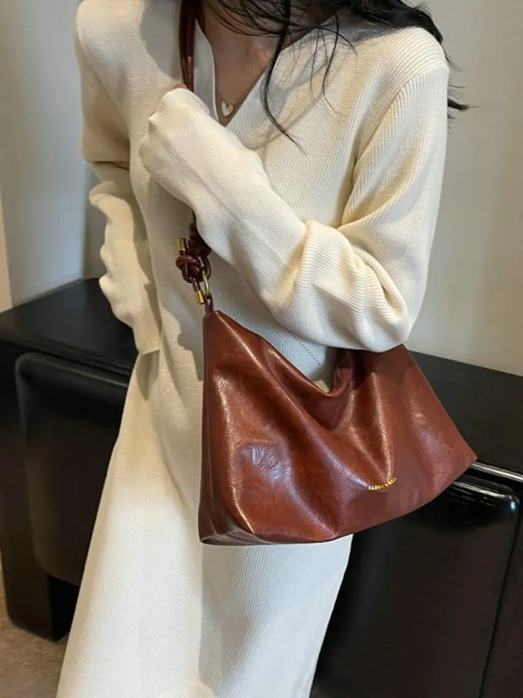 Shoulder Bags for Women Versatile Leather Purse Stylish Handbags Hobo Bag Satchel 2024
