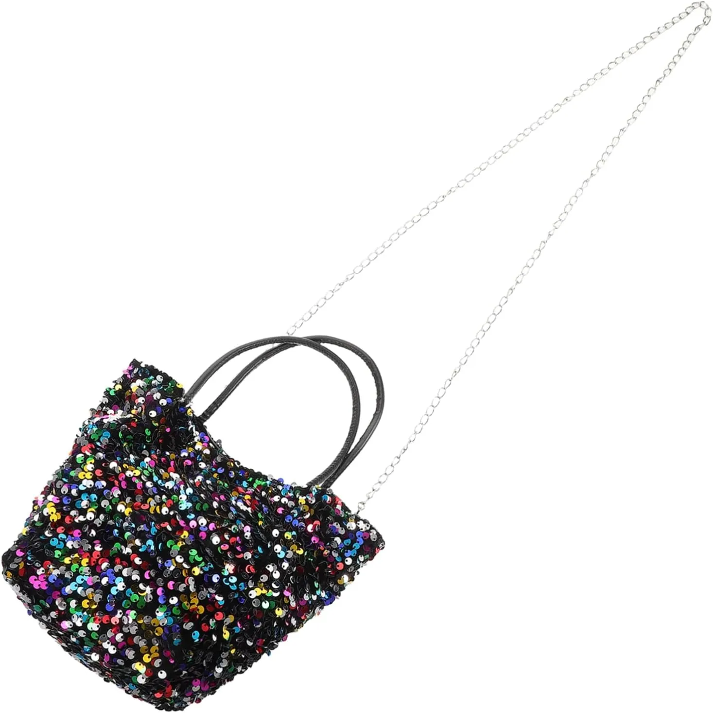 Sparkling Mini Crossbody Bag Women's Small Handbag for Daily Use Shoulder Bag Functi