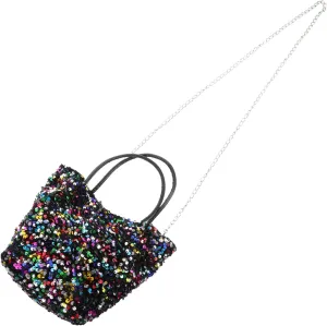 Sparkling Mini Crossbody Bag Women's Small Handbag for Daily Use Shoulder Bag Functi