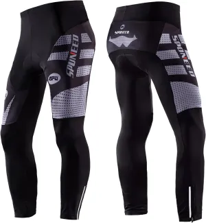 sponeed Men's Bicycle Pants 4D Padded Road Cycling Tights Leggings Outdoor Cyclist Riding Bike Wear