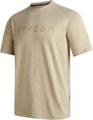 Spyder Mens Jersey Shirt - Moisture Wicking Quick Dry Short Sleeve Crewneck Athletic Tops Gym Workout Shirts for Men (S-XL)