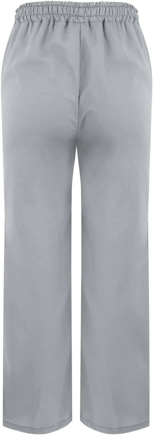 Striped Linen Pants for Women Linen Capri Lightweight Summer Beach Trousers for Women 2025 Ladies Pinstripe Pants