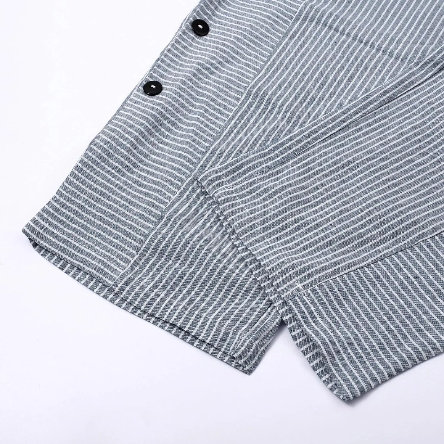 Striped Linen Pants Women Wide Leg Trousers with Pockets Casual Lightweight Pinstripe Pants Trendy Clothes 2025