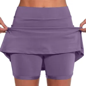 Tennis Skirt Skorts for Woman High Waisted Elastic Yoga Workout Golf Skorts Quick Dry Athletic Tummy Control Floral Skirts