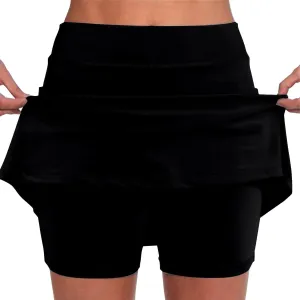 Tennis Skirt Skorts for Woman High Waisted Elastic Yoga Workout Golf Skorts Quick Dry Athletic Tummy Control Floral Skirts