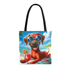Tote Bag, Dog on Beach, RhodesianRidgeback, Tote bag,  awd-1238