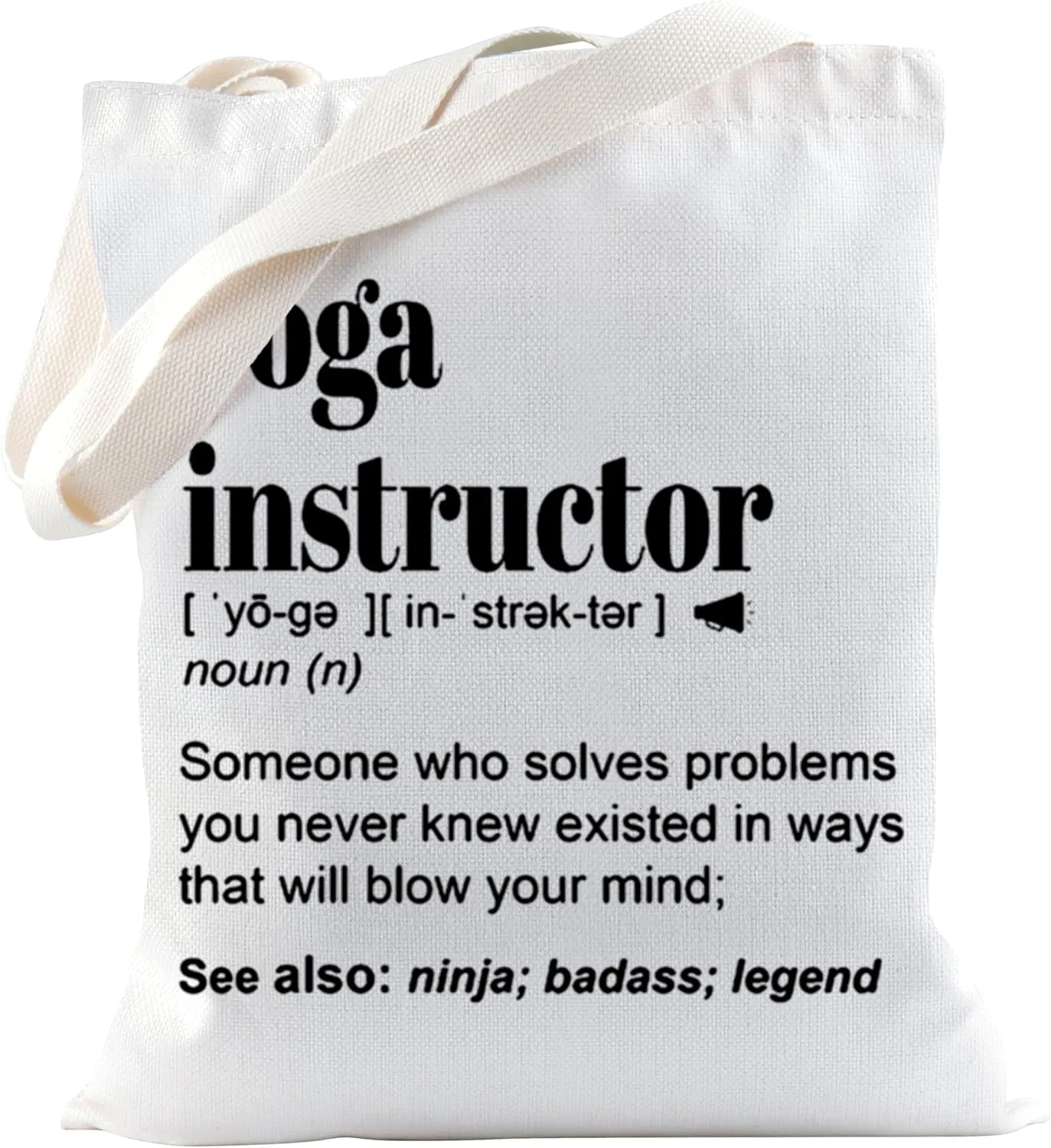 TSOTMO Yoga Instructor Zipper Pouch Makeup Bag Yoga Teacher Appreciation Gift Yoga Instructor Thank You Gift