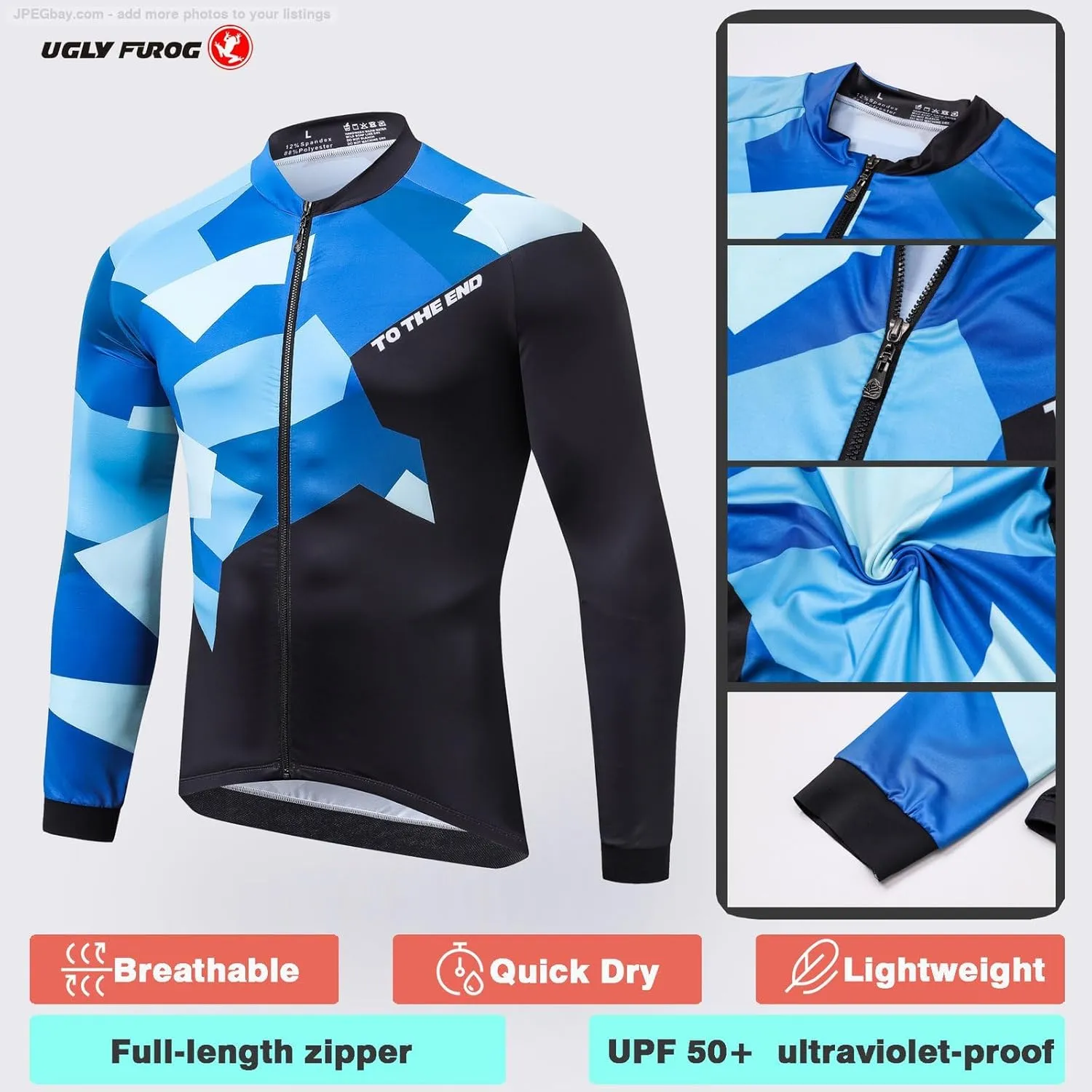 UGLY FROG Men's Cycling Jerseys MTB Shirts Mountain Bike Clothing