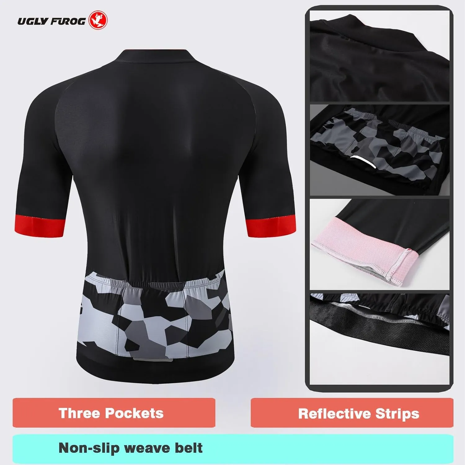 UGLY FROG Men's Cycling Jerseys MTB Shirts Mountain Bike Clothing