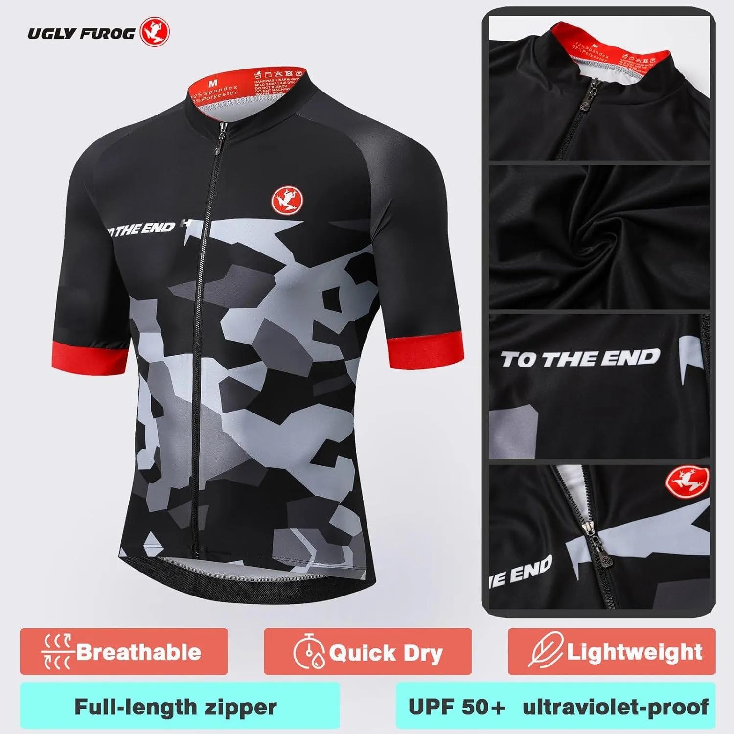 UGLY FROG Men's Cycling Jerseys MTB Shirts Mountain Bike Clothing