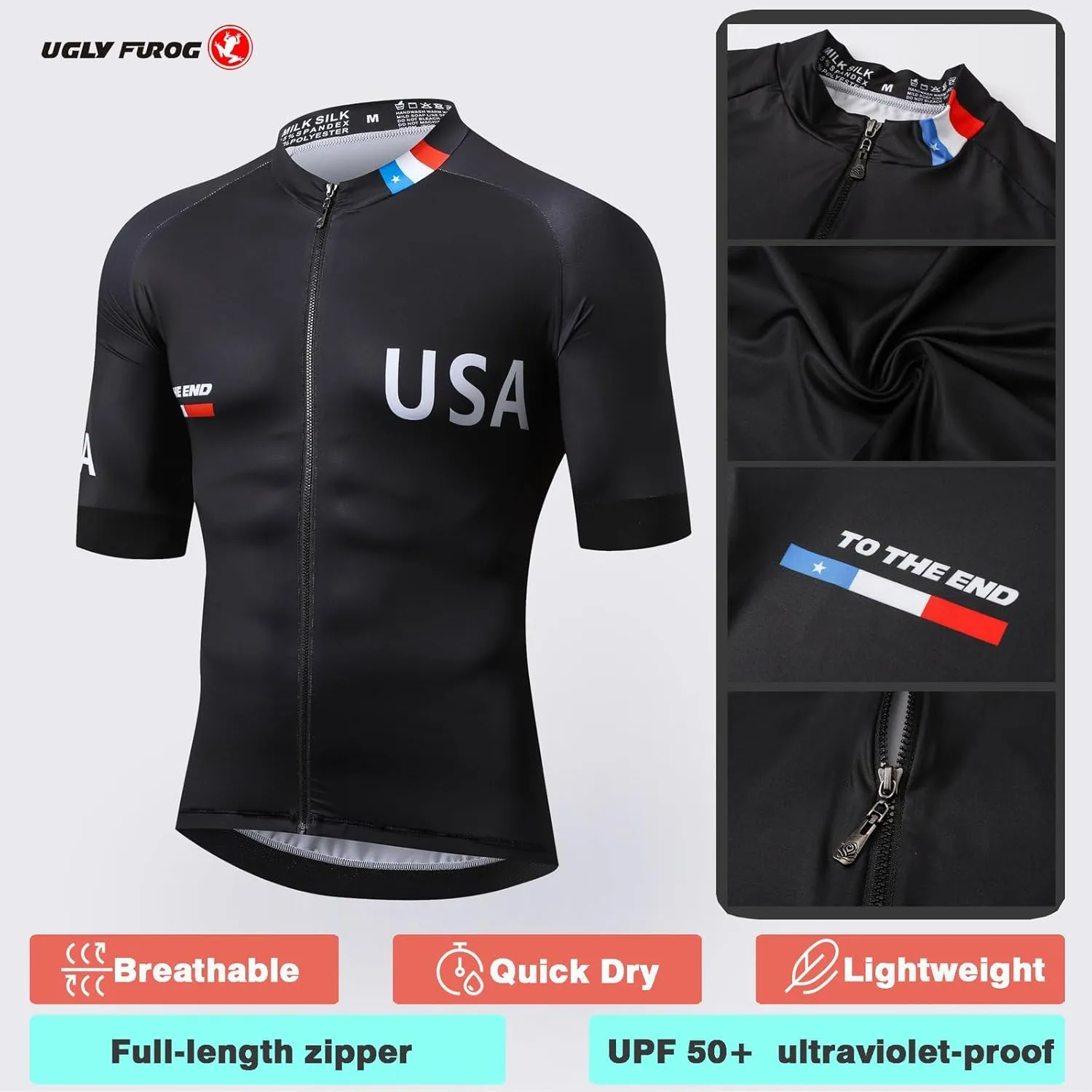 UGLY FROG Men's Cycling Jerseys MTB Shirts Mountain Bike Clothing
