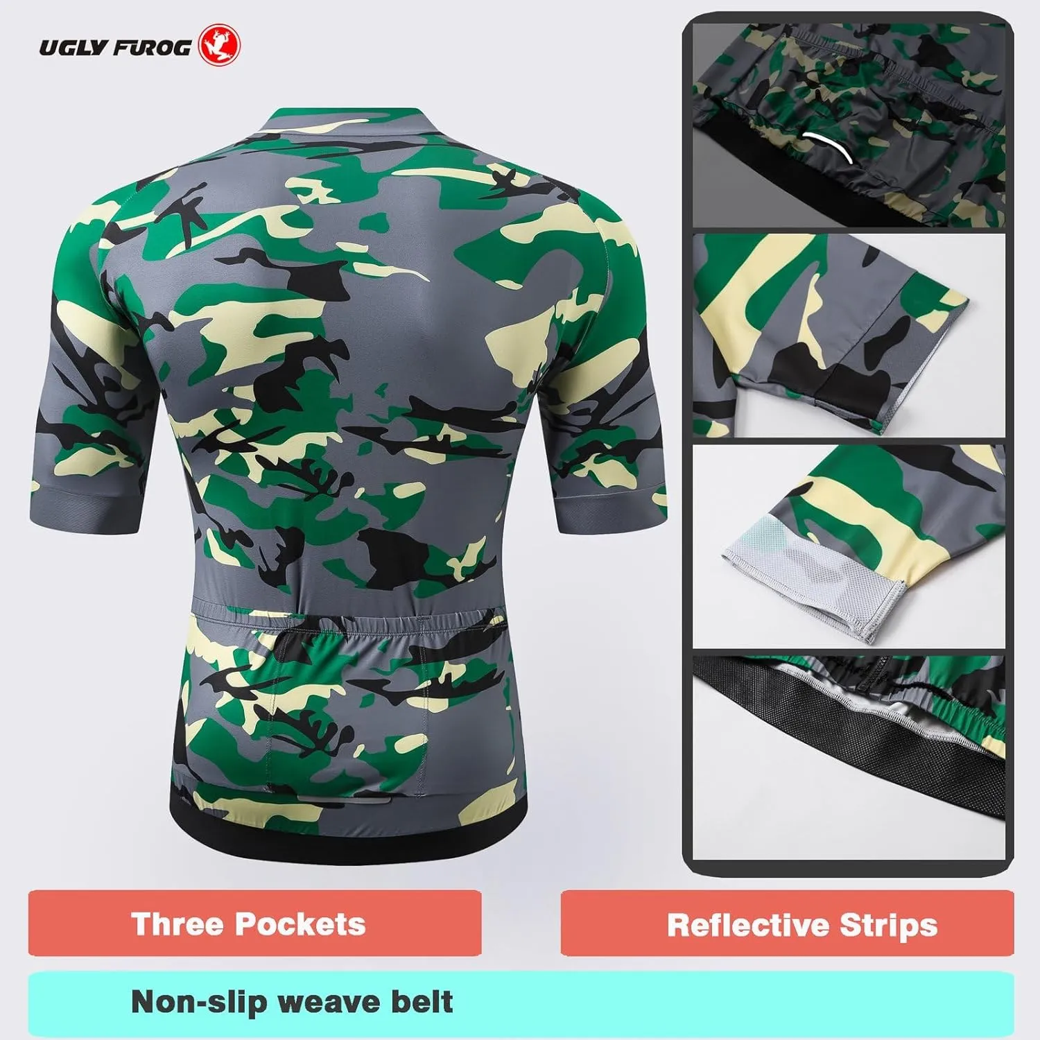 UGLY FROG Men's Cycling Jerseys MTB Shirts Mountain Bike Clothing