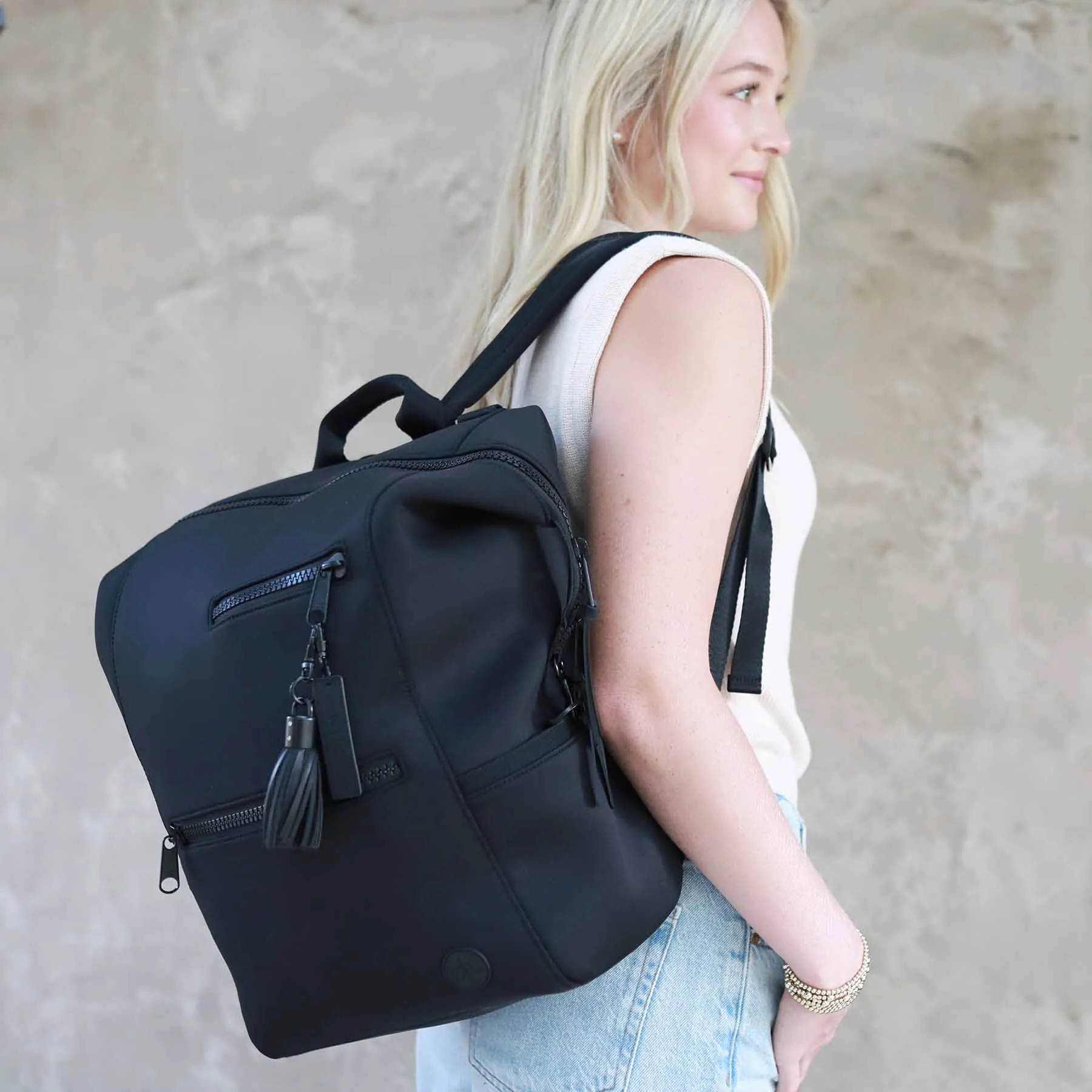 Weslie Diaper Backpack | Black