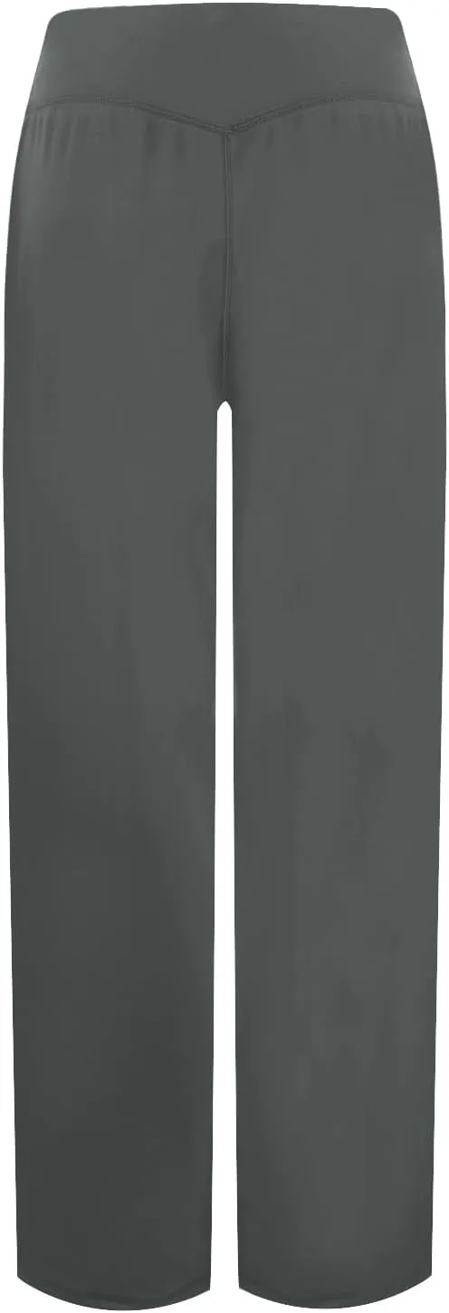 Wide Leg Yoga Pants for Women High Waist Bootcut Straight Leg Yoga Pants with Pockets Butt Lifting Yoga Flare Leggings