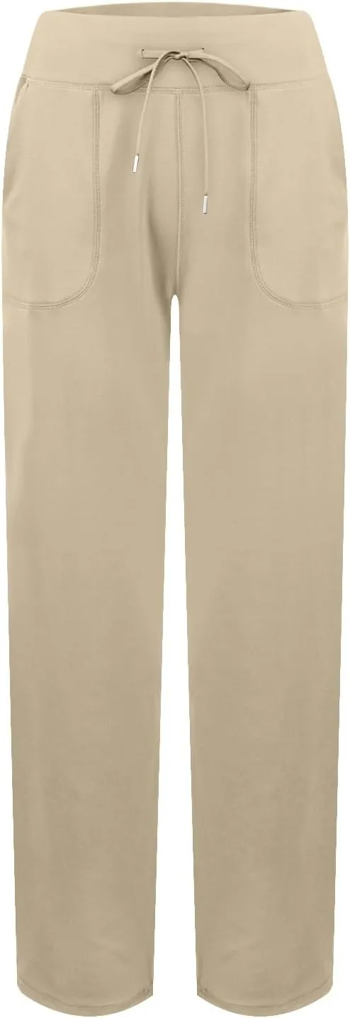 Wide Leg Yoga Pants for Women High Waist Bootcut Straight Leg Yoga Pants with Pockets Butt Lifting Yoga Flare Leggings