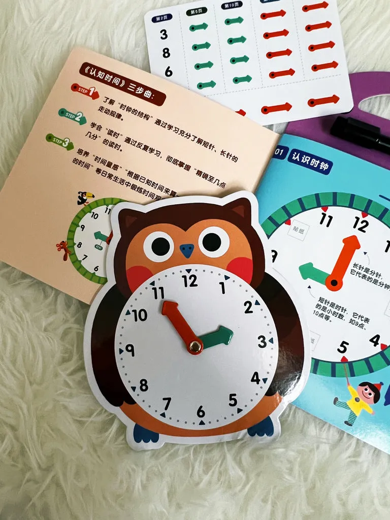  Wipe-clean Telling the Time