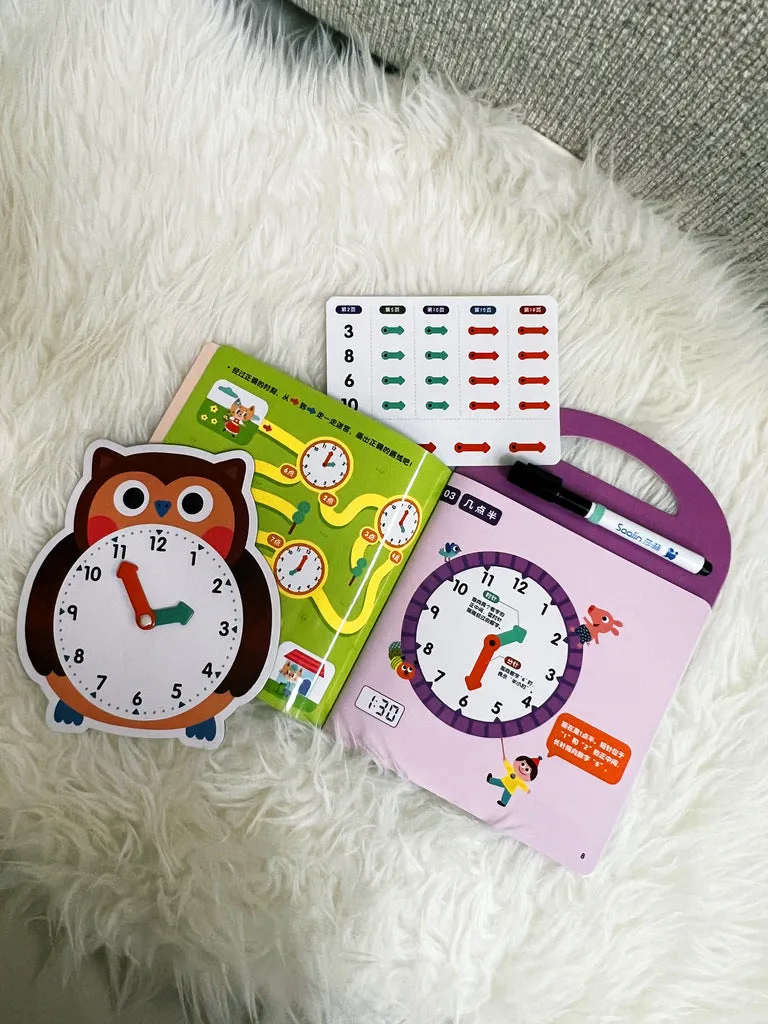  Wipe-clean Telling the Time